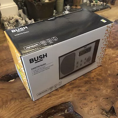 £40 • Buy Bush Wooden DAB & FM Radio Portable Battery & Mains Power Classic Style Digital
