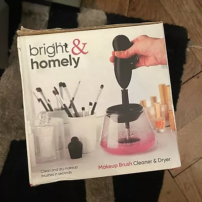 Bright And Homely Make Up Brush Cleaner & Dryer Set - Black • £10