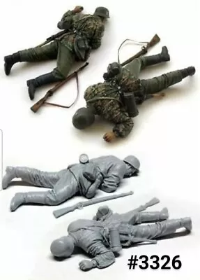 1/35 Resin WWII German Soldier (Dead) Model Kit. Free Shipping From US. #3326 • $17.90