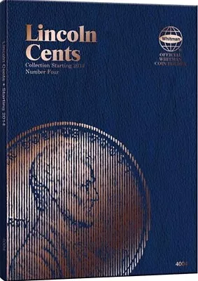 Whitman Lincoln Cents Coin Folder Starting 2014 Vol 4 Penny Album Book 4004 NEW • $8.99