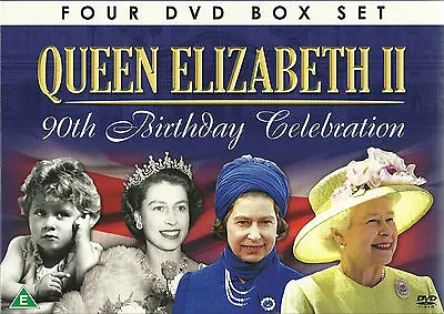 QUEEN ELIZABETH II 90TH  CELEBRATION 4 DVD  Royal Wedding Colour Prince Philip • £7.99