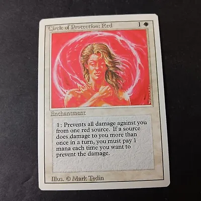 MTG Circle Of Protection: Red Revised Edition / Edgar Regular Common • $1.95
