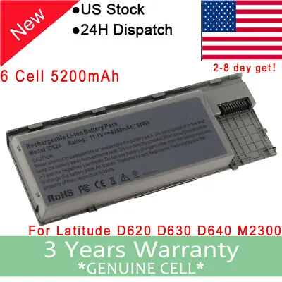 New Brand Battery For Dell Latitude D620 D630 D631 D640 M2300 TYPE PC764 TC030 • $15.99