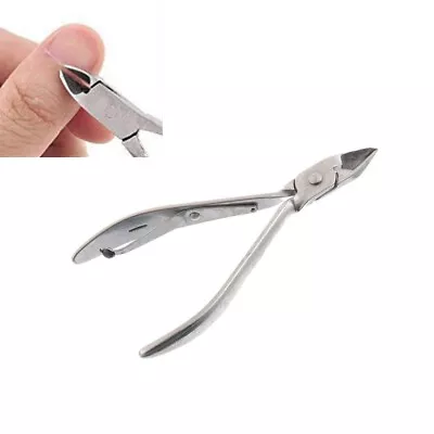 New Nail Art Stainless Steel Nippers Clipper Cuticle Cutter Tools Factory Outlet • $1.80