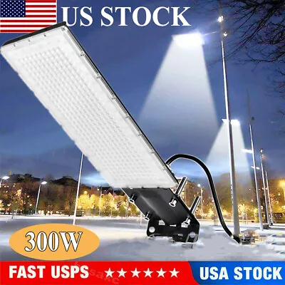 300W LED Street Light Garden Light LED Parking Lot Lights Outdoor Lights Fixture • $45.99