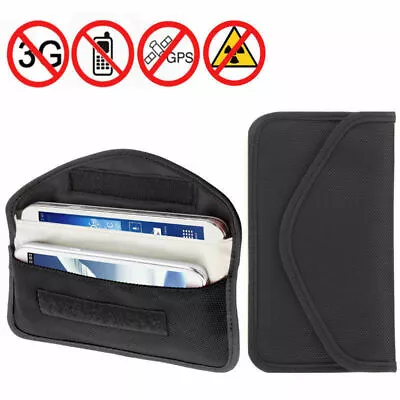 RF Signal Blocker 99% Anti-Radiation Shield Big Case Bag Pouch Cell Phone GPS A • $4.79
