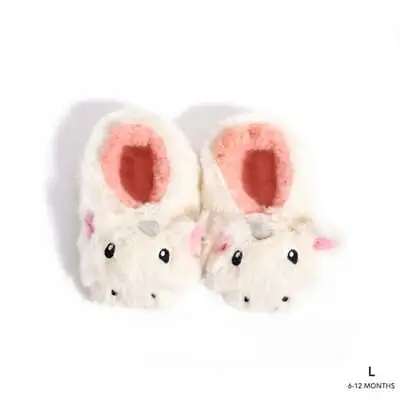 $19.95 • Buy Sploshies Baby Unicorn Slippers Sock Large Soft Fluffy Non Slip Grip Sole Warmer