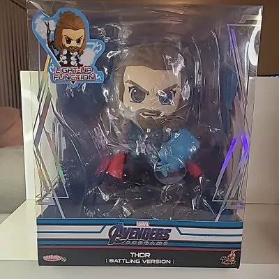 Cosbaby Avengers Endgame Size L Thor Version With Stormbreaker & Mjolnir Figure • £30