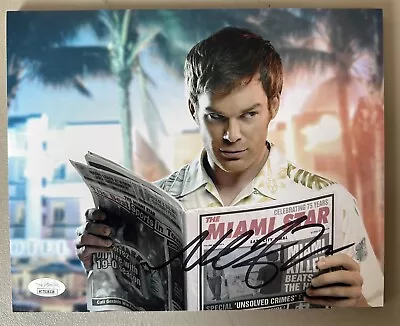 Michael C Hall Dexter Signed 8x10 Autograph Photo. Only JSA Witness Signing Ever • $129.99