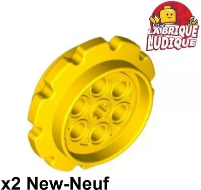 LEGO Technic 2x Wheel Chenille Tread Sprocket Large Yellow/Yellow 57519 New • $6.24