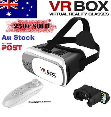 $32.99 • Buy NEW VR BOX Headset 2.0 Virtual Reality 3D Glasses Goggles For Android Smartphone