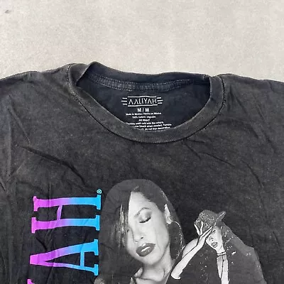 Aaliyah Graphic Music Tee Thrifted Vintage Style Size M • $17.50