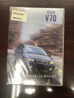 2003 03 Volvo V70 Owners Operators Manual DVD Manual In Motion OEM New • $19