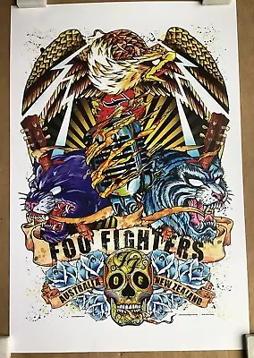 Foo Fighters Australia New Zealand Concert  Poster • $18.99