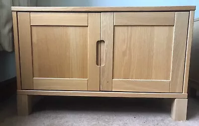 Solid Wood TV Cabinet - IKEA • £40