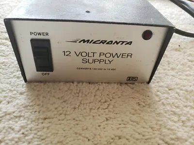 Micronta Regulated 12V Power Supply 22-127C 12 VDC 175A Tested And Working • $34.99