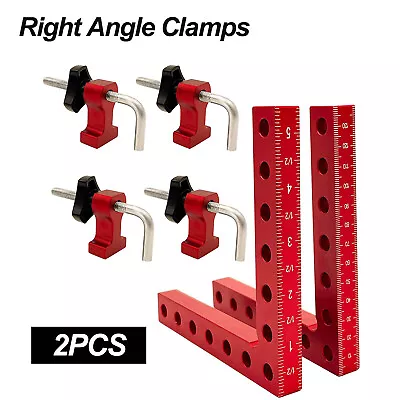 2PCS 90 Degree Positioning Squares Right Angle Clamp  5.5  X 5.5  Corner Clamps • $22.99