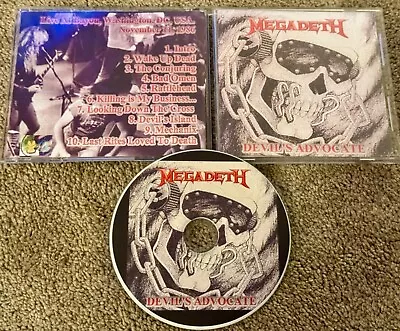 Megadeth “devil’s Advocate” Cd • $10