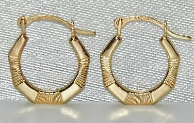 9ct Gold Children's Hoop Earrings - Baby / Childs - Solid  9ct Gold • £27.95