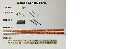 Mamod Traction Engine CANOPY Parts FIVE OPTIONS • £3.90