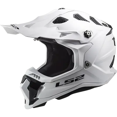 Ls2 Mx700 Subverter Evo Off Road Motocross Motorcycle Quad Helmet Gloss White • $149.19