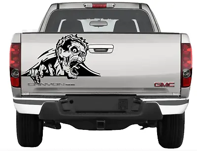 Vinyl Decal Truck Car Sticker Laptop - Zombie Monster Looking At You • £15.56