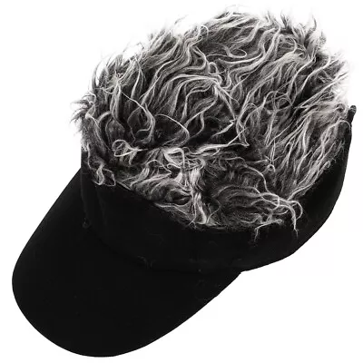 Visor Hat Wig Spiky Hair Visor Sun Visor Spiked Hair Cycling Hat Men • $9.86