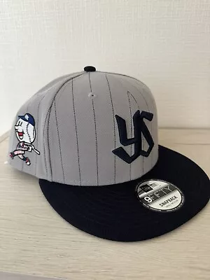 NEW ERA Tokyo Yakult Swallows 9FIFTY Striped Classic NPB Gray Snapback Size: S/M • $99