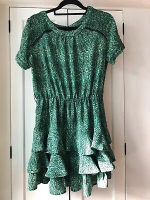 Ladies Dress Green Retro Wish Dress Size 8 • $27.50