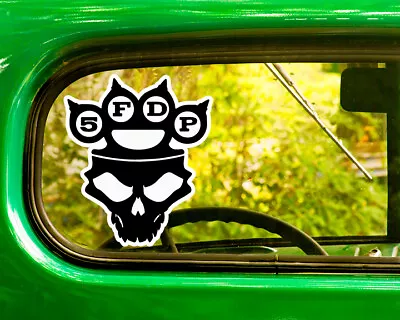 2 FIVE FINGER DEATH PUNCH DECAL Stickers Bogo For Car Bumper Laptop Window • $3.95