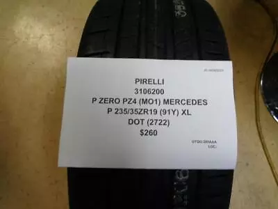 1 Pirelli P Zero Pz4 (mo1) Mercedes As+ P 235 35 19 91y Xl 3106200 Tire Cq2 • $250.99