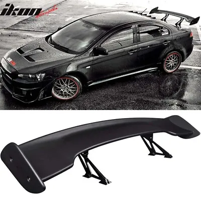 Universal 57 Inch JDM GT Style Racing Rear Trunk Spoiler Wing Adjustable ABS • $108.99