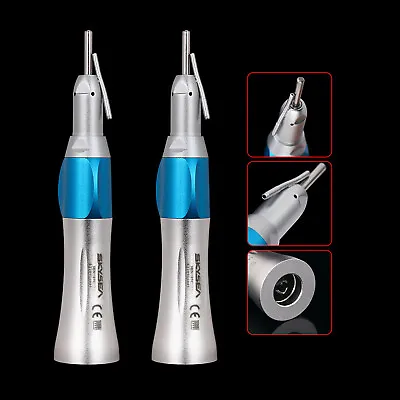 2Pcs Dental Slow Low Speed Straight Nose Cone Handpiece External Spray SEN-07C • $63.98