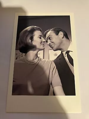 James Bond  007 Postcard  Lois Maxwell  & Sean Connery In Goldfinger • £1.99