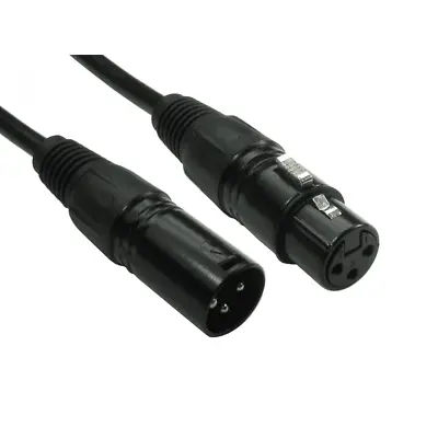 XLR Cable Microphone Lead Short 0.5m To 50m Long Mic Speaker Patch Lead • £5.99
