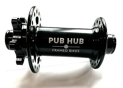 FRAMED 32h 32 Hole 110mm X 15mm 6 Bolt Disc Front Hub Black Bike Sealed Hub New • $29.97