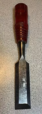 VTG Millers Falls No.30-06-1”Chisel Permaloid Red Handle Cabinetmakers Tool • $10