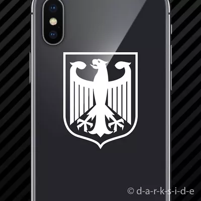 (2x) Deutschland Germany Cell Phone Sticker Mobile Eagle German • $3.99