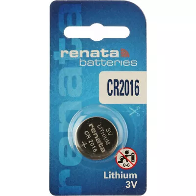 X2 Renata CR2016 Lithium Batteries • £2.67