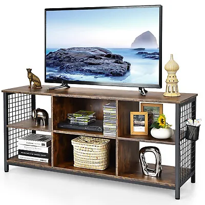 $189.95 • Buy Giantex TV Cabinet Entertainment Unit Stand 3-Tier Media Console Storage Table 