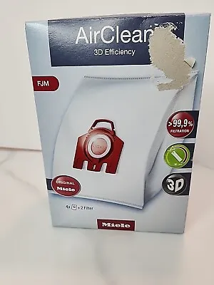 Miele Style FJM 4 Pack Of Cloth Disposable Canister Vacuum Cleaner Bags (New) • $20