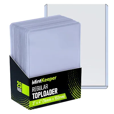 MintKeeper Toploaders Clear Rigid Card Sleeves Top Loaders MTG/Pokemon (10-1000) • £21.84