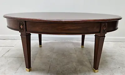 HARDEN Solid Cherry Oval  Coffee Table  Neo Classical • $699
