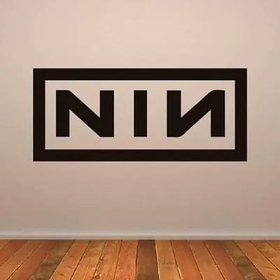 NIN Nine Inch Nails Ribbon Logo Wall Art Sticker (AS10264) • $31.74