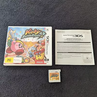 Kirby Battle Royale (Nintendo 3DS 2017) PAL - Tested & Working • $36.90