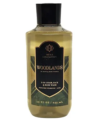 Bath & Body Works Woodlands 3 In 1 Hair Shampoo Face Body Wash Men's Collection • £11.56