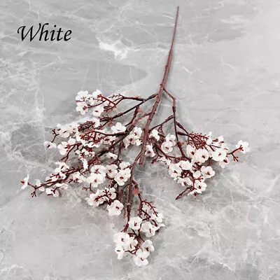 Cherry Blossoms Long Stem Branch Artificial Flowers For Wedding Party Garden  • $2.76