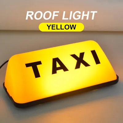 $13.55 • Buy 12V Taxi Cab Sign Roof Top Topper Car Magnetic Lamp LED Light Waterproof