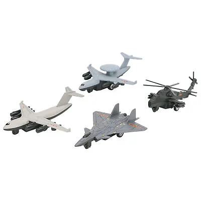 Diecast Plane Metal Pull-Back Aircraft Toy Air Plane Model For Kids Boy Birthday • £19.53