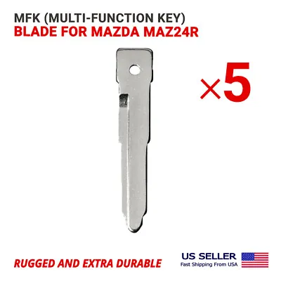 5X MFK (Multi-Function Key) Refill Key Blank Blade For Mazda MAZ24R • $9.95